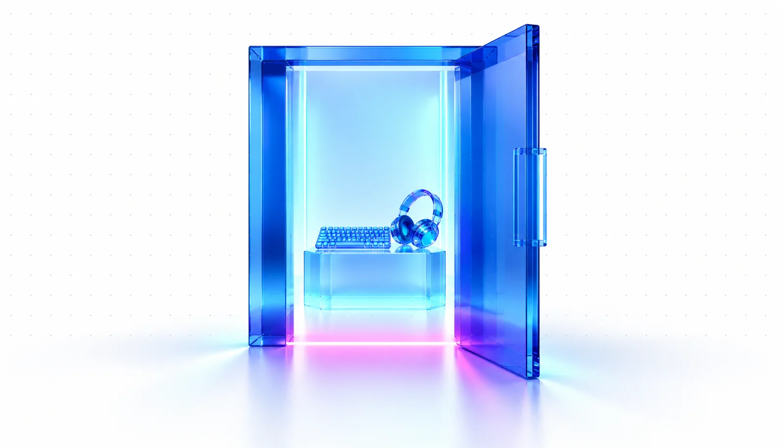 An open door