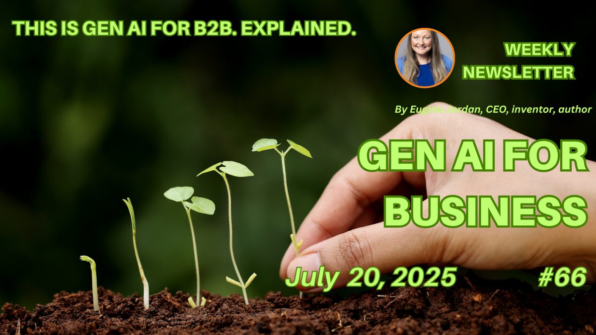 Gen AI for Business Edition # 66: New Beginnings