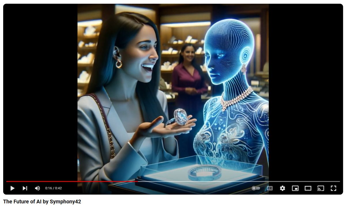 Future of AI in 42 Seconds video on YouTube
